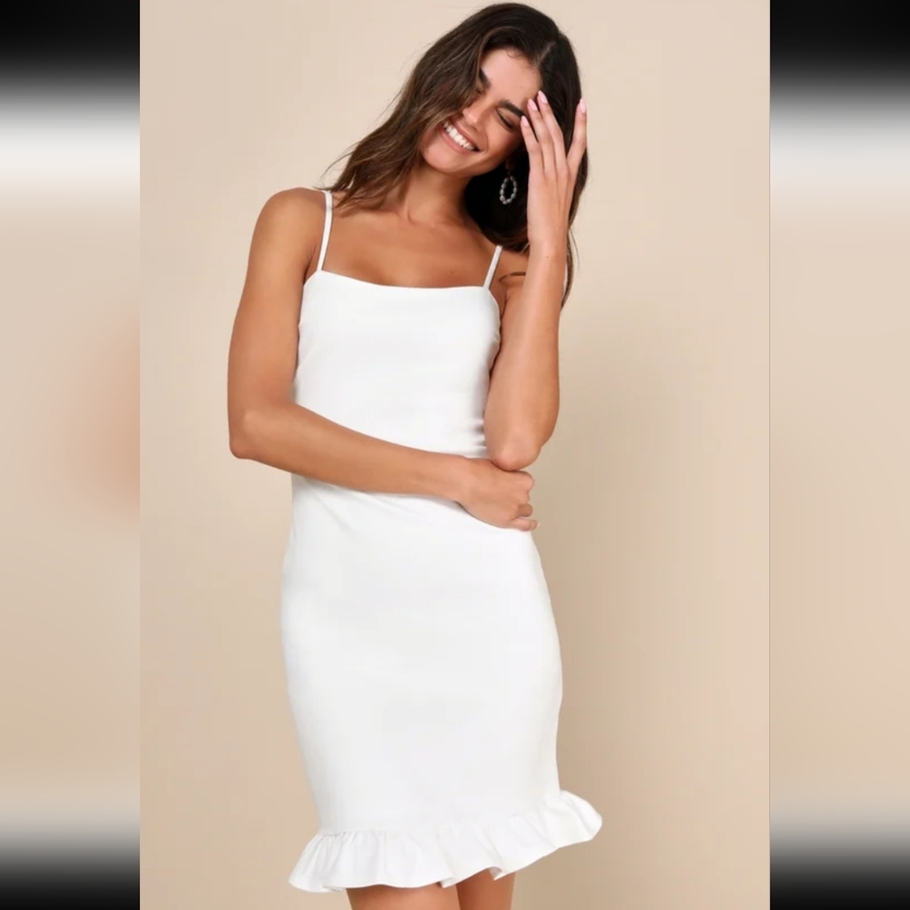 Lulus Spoonful of Sass White Bodycon Mini Dress - Picture 3 of 9